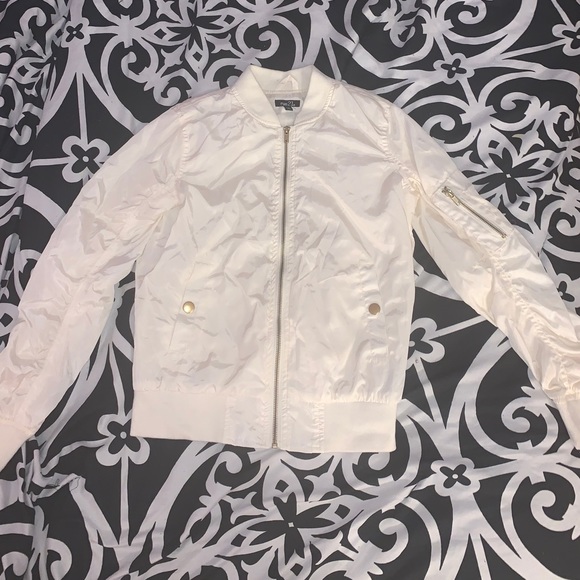 NEW CREAM BOMBER JACKET - Picture 2 of 4